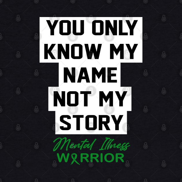 Mental Illness Awareness You Only Know My Name by KHANH HUYEN